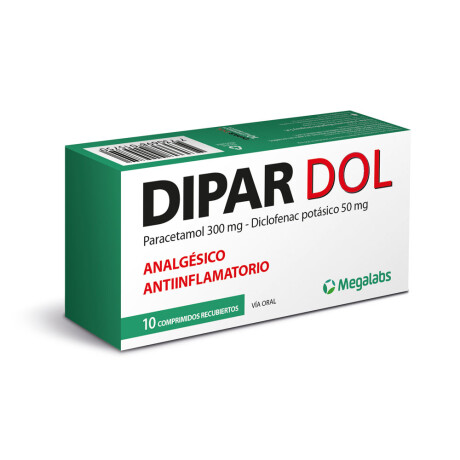 Dipar Dol X 10 Comprimidos Dipar Dol 300 mg/50 mg 10 Comprimidos Recubiertos
