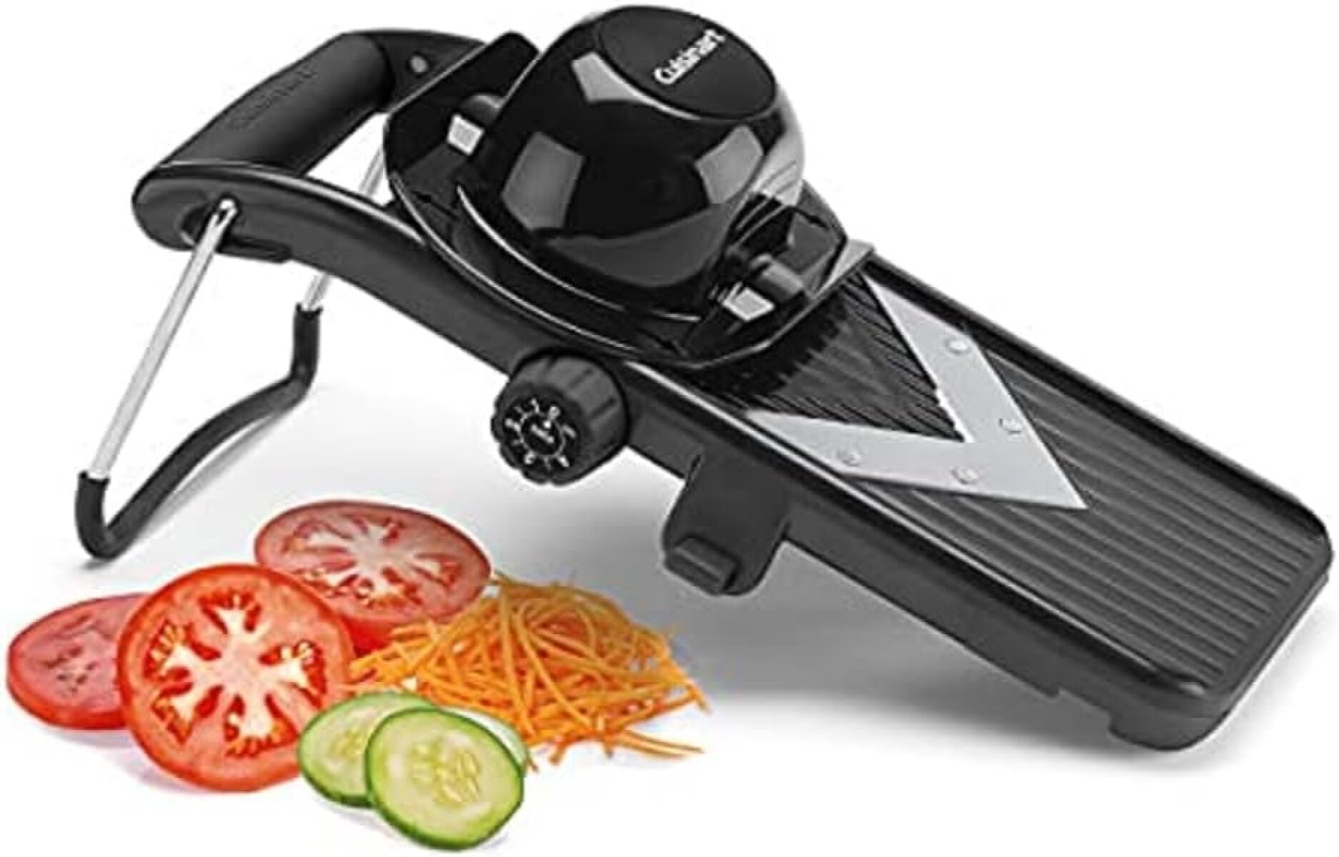 Mandolina Rebanadora Cuchilla Acero Cuisinart negra 