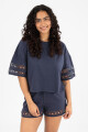 Cotton lace pj Azul