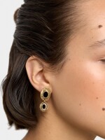 Pendientes Forma Irregular negro