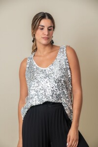 BLUSA NEROLI Plateado