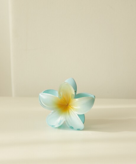 PINZA HAWAIIAN FLOWER TURQUESA
