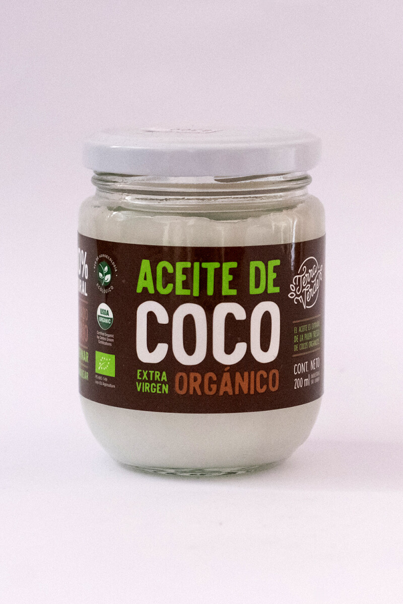 Aceite de Coco Orgánico · 200ml Aceite de Coco Orgánico · 200ml