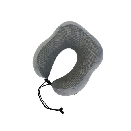 Almohada de viaje con memoria y funda Gris