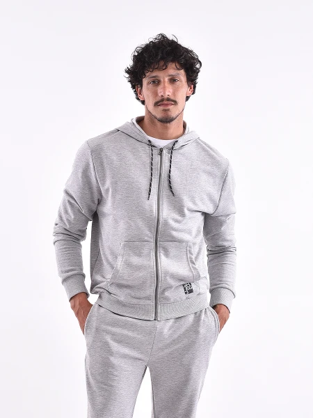 CANGURO REGULAR GRIS MELANGE M