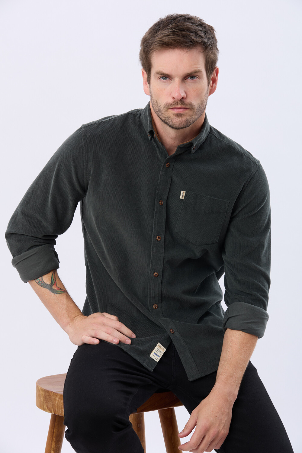 CAMISA DE PANA Verde