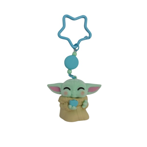 Llavero Grogu terciopelo diseño 1
