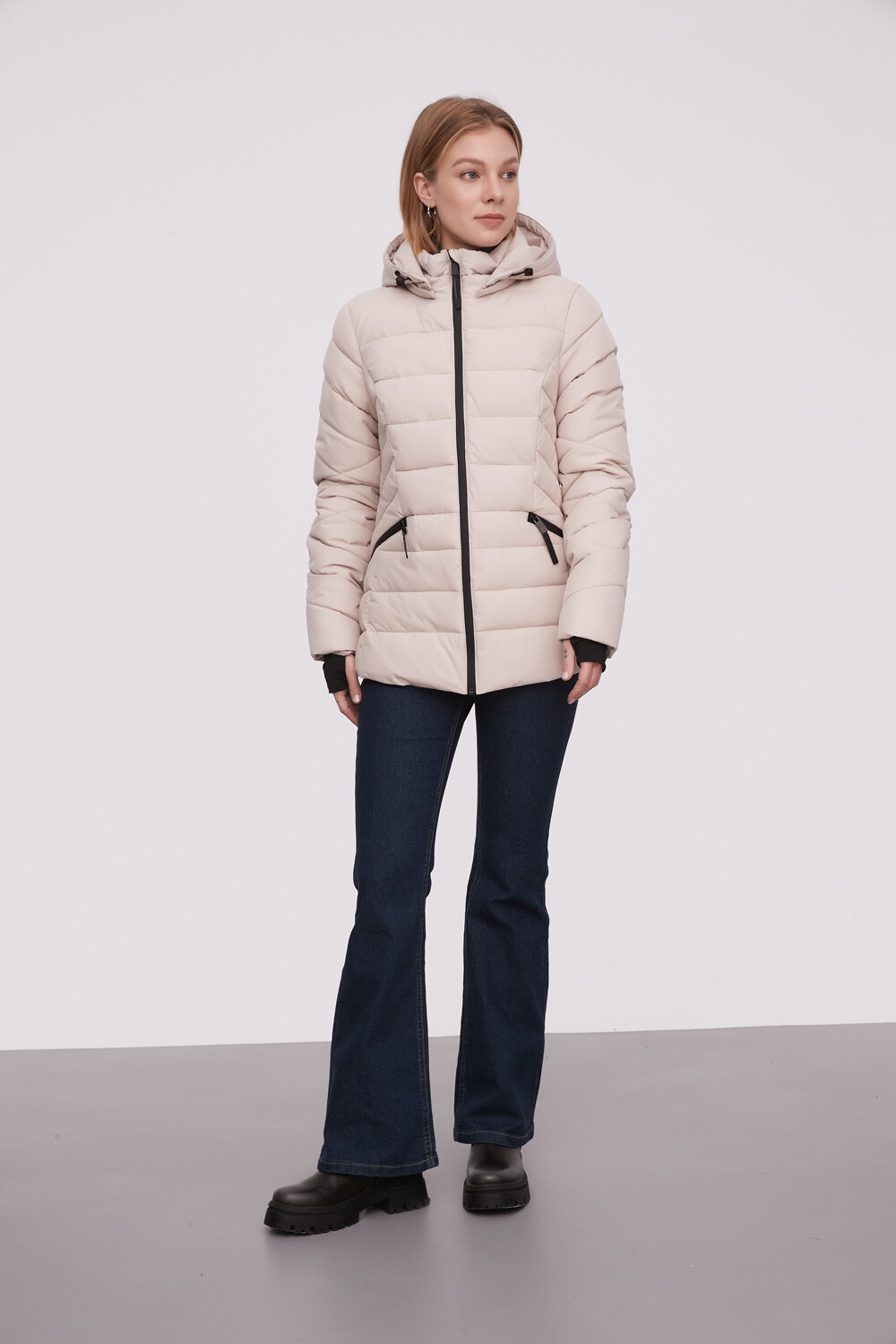 Campera Carter Beige Claro