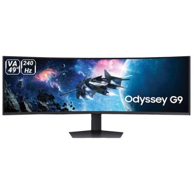 MONITOR SAMSUNG, 49" GAMING ODYSSEY,,G9 OLED, CURVE, ULTRA WIDE. 001