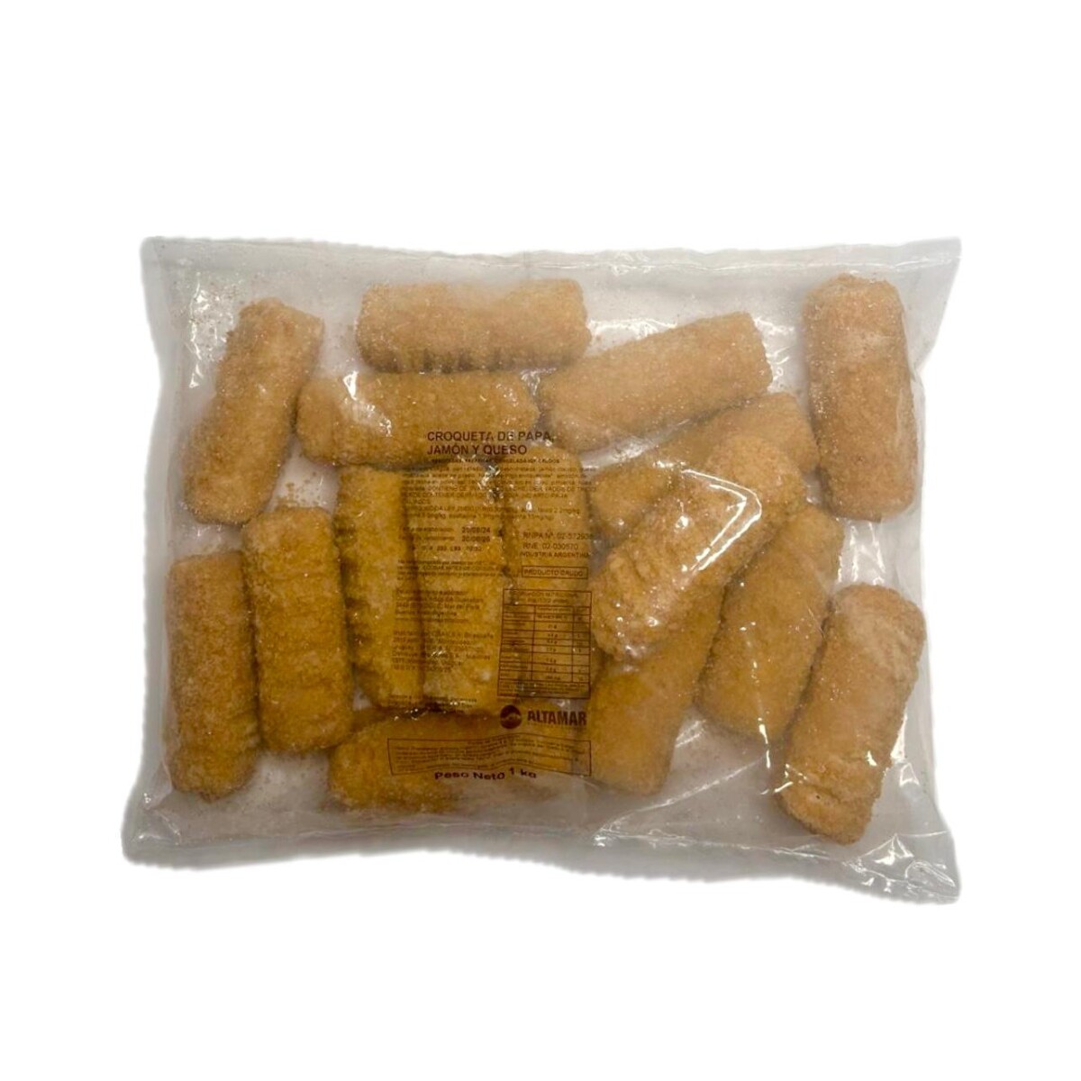 Croqueta de Papa Jamón y Queso Altamar 1Kg 