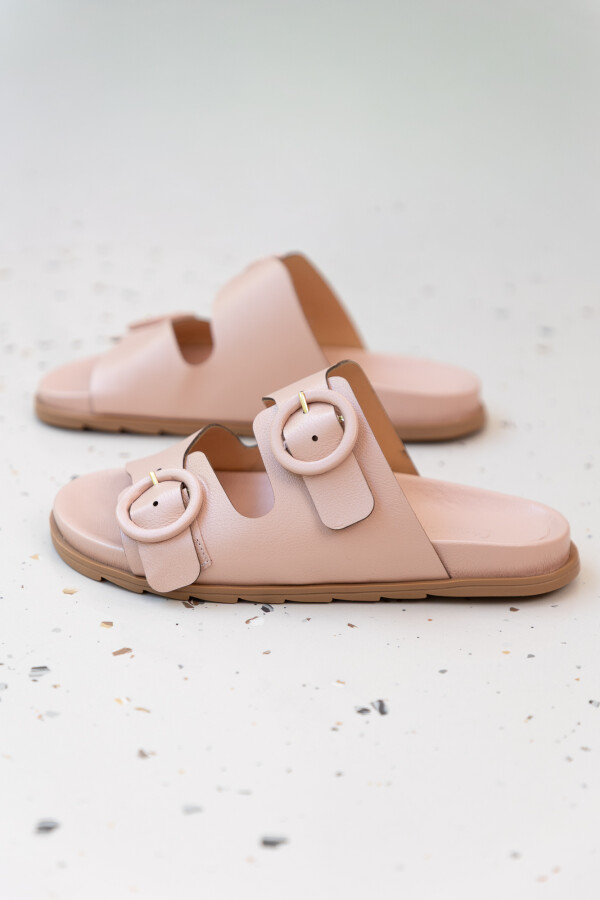 Sandalia con hebillas Rumba Rosa