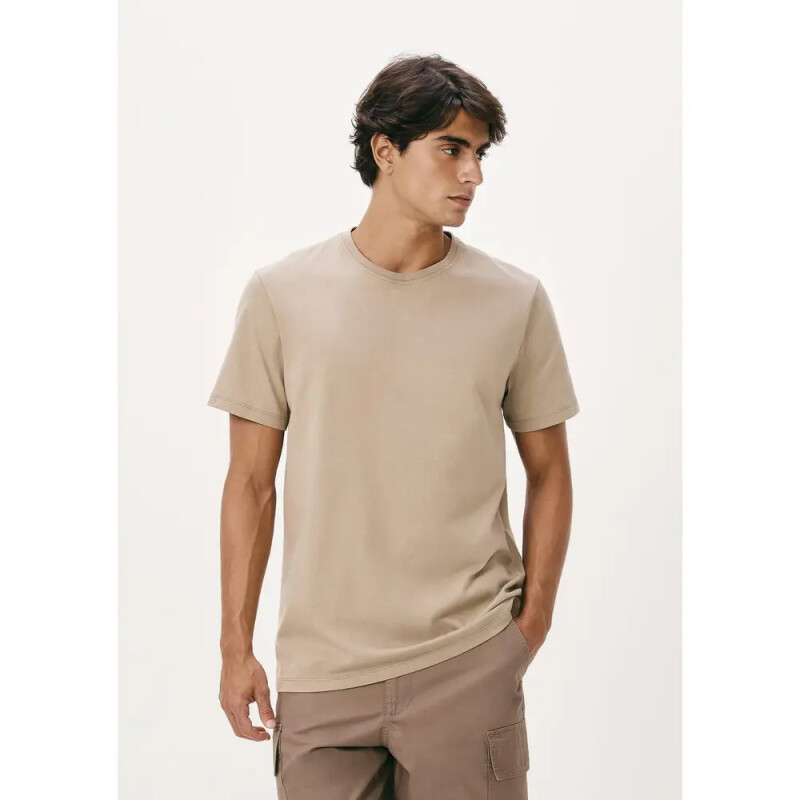 CAMISETA MM MASC OLIVA CLARO