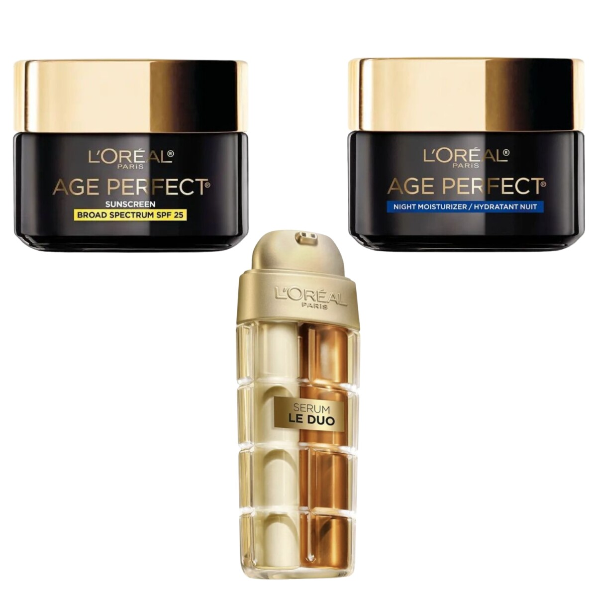 Pack Loreal Sérum Le Dúo + Crema Age perfect día + Noche 