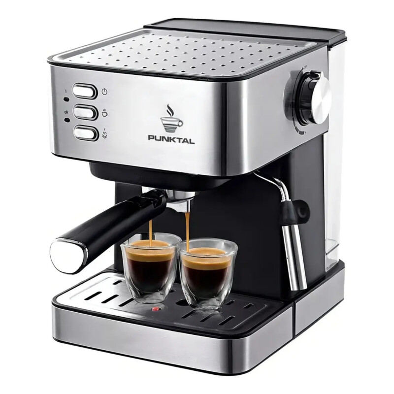 Cafetera Expresso Punktal de 15 bares 850W para 2 tazas Cafetera Expresso Punktal de 15 bares 850W para 2 tazas