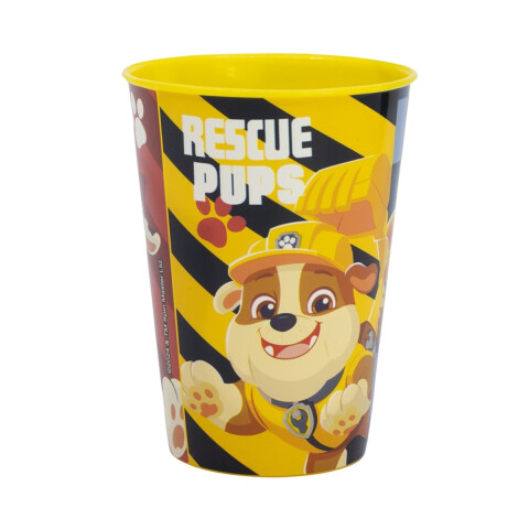 Vaso Plástico Paw Patrol 260 ml AMARILLO