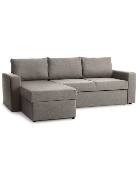 Sofá cama MARSLEV chaise longue gris cl Sofá cama MARSLEV chaise longue gris cl