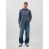 V-FRCH GAP ATHLETIC HOODIE DEEP SAILOR BLUE