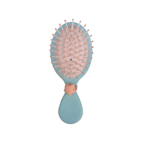 Cepillo peine de pelo y gomita Rosado