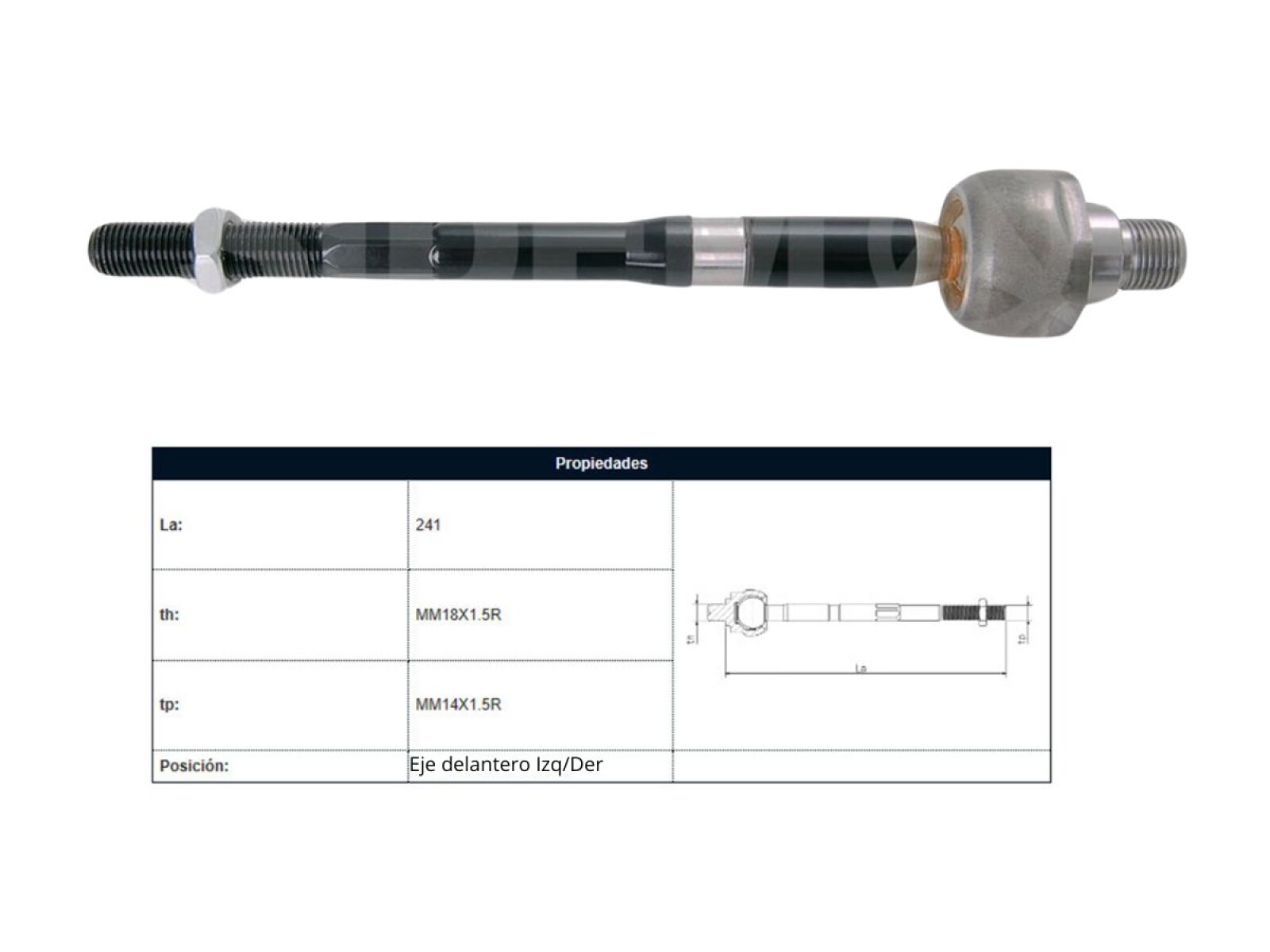 Mate Hyundai H1 Carroceria Tq Starex 19-25 Der/Izq 