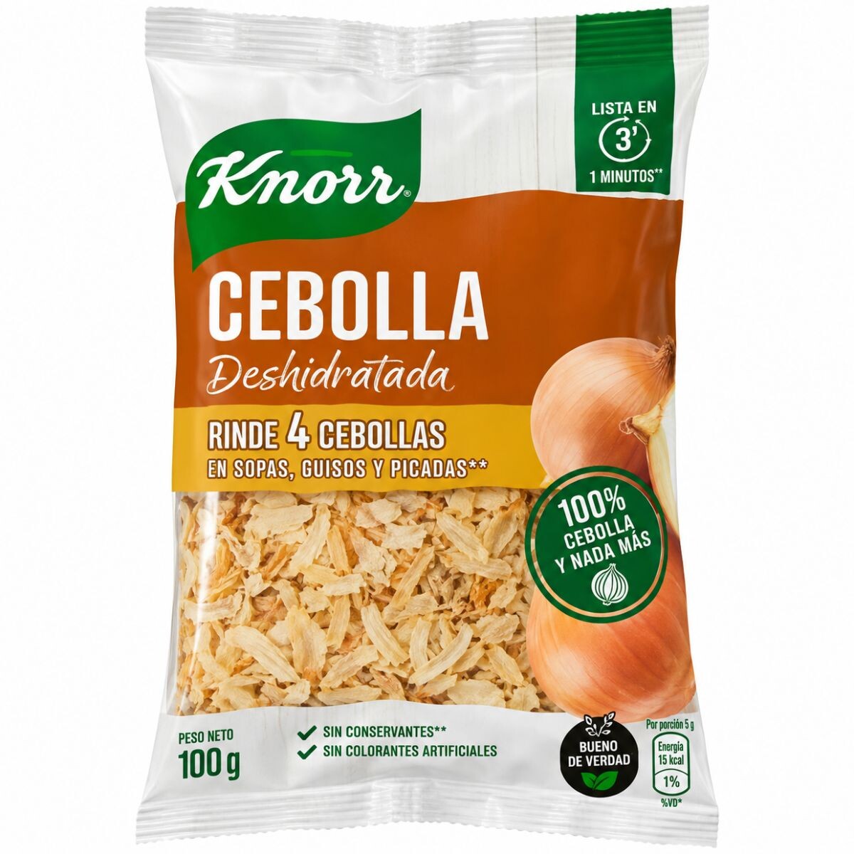 VEGETAL DESHIDRATADO KNORR CEBOLLA 100G 