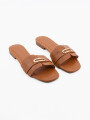 SANDALIA ISOL MARRON MEDIO