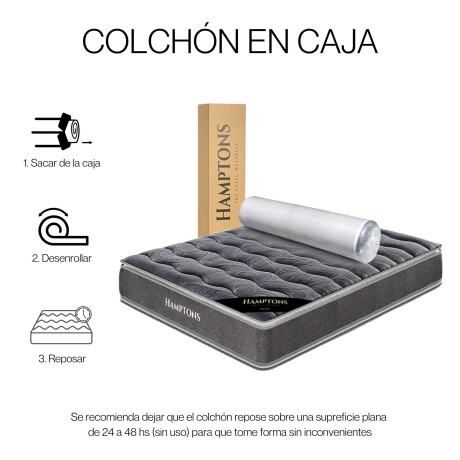 Sommier Queen Colchon THM Hybrid Silver Gris