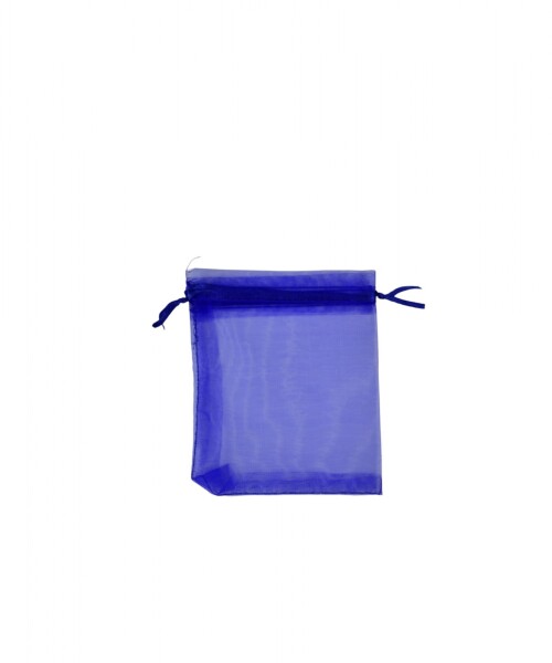 Bolsa organza 8x11 cm. AZUL