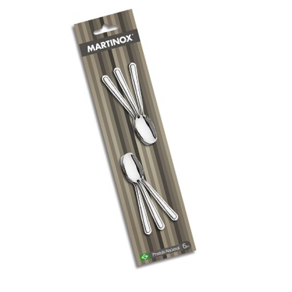 Martinox Verao Set 6 cucharas cafe acero 50640 Martinox Verao Set 6 cucharas cafe acero 50640