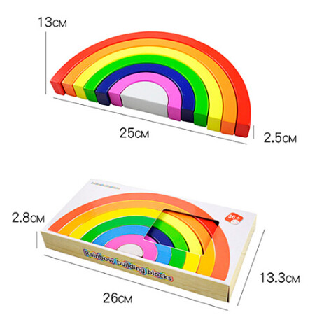 Arcoiris Waldforf SS1011 6 Piezas en Madera 001