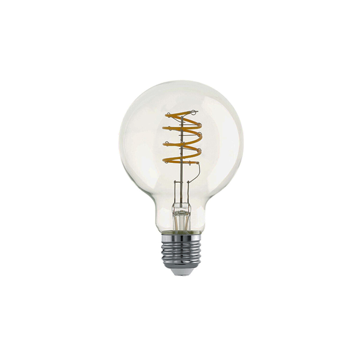 Lámpara LED globo transp G80 E27 4,5W cálida 400Lm - EG5286 
