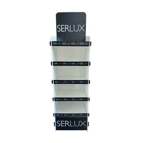 EXHIBIDOR 5 ESTANTES Exhibidor Serlux – 5 Estantes