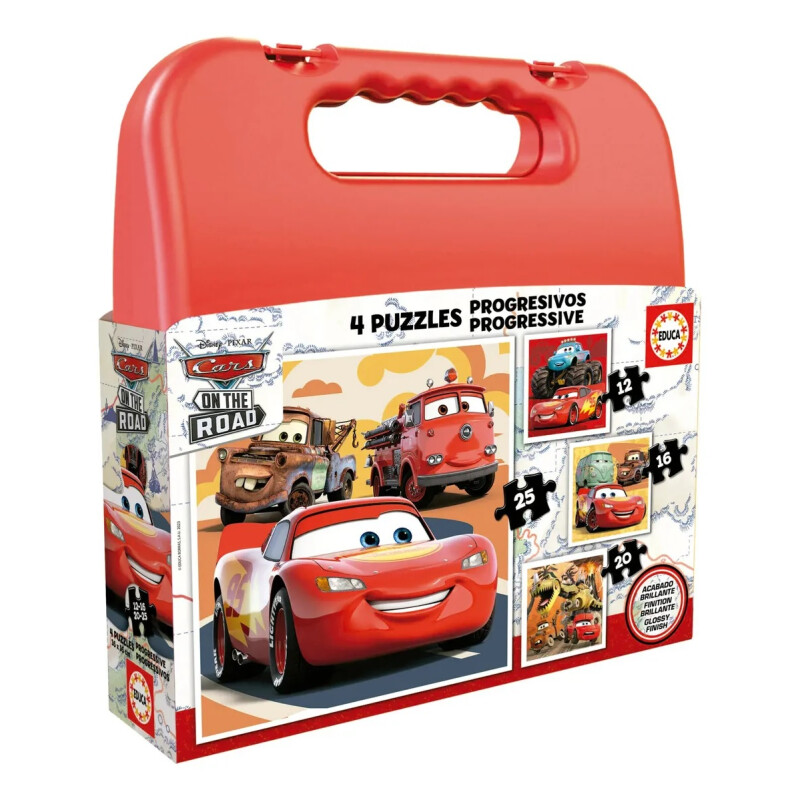 Puzzle Valija Cars 4 En 1 Educa Puzzle Valija Cars 4 En 1 Educa