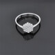 Anillo En Oro 18K Blanco Y Zirconias Anillo En Oro 18K Blanco Y Zirconias