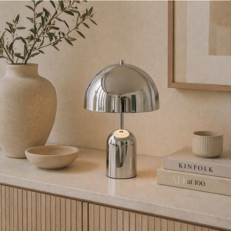 Luminaria de Mesa Bell Silver