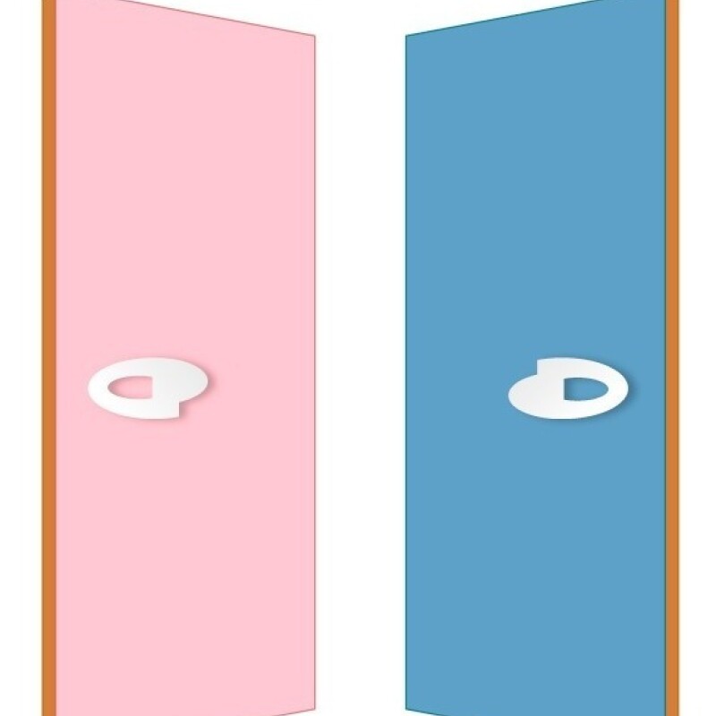 Cómoda Cajonera 4 Cajones Mueble Infantil Flex Rosa/celeste Cómoda Cajonera 4 Cajones Mueble Infantil Flex Rosa/celeste