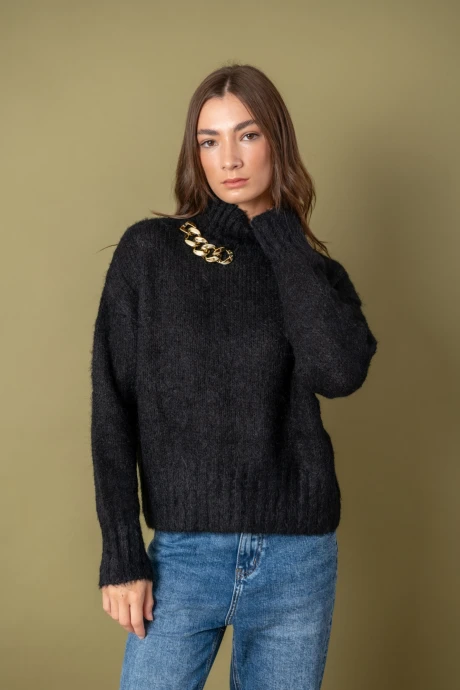 Sweater lana Negro