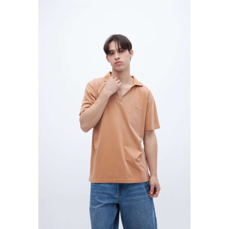 Remera polo Dax Camel