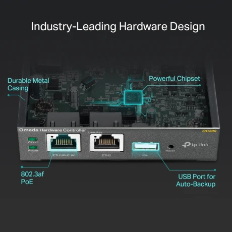 Controlador Cloud Tp-Link Omada Oc200 PoE 001