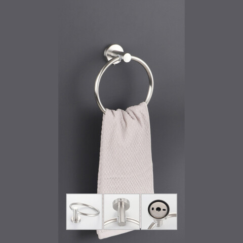 Toallero para amurar de acero inoxidable Toallero Para Amurar De Acero inoxidable