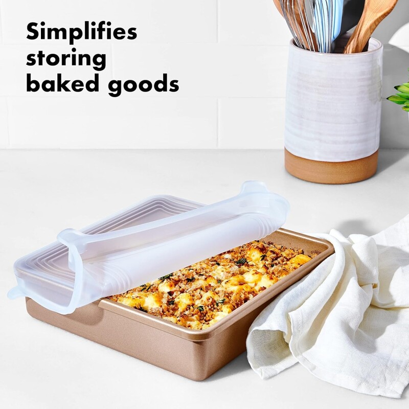 Tapa de silicona para fuente de hornear oxo Tapa de silicona para fuente de hornear oxo