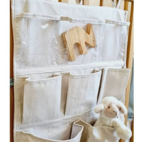 Organizador con Bolsillos Beige