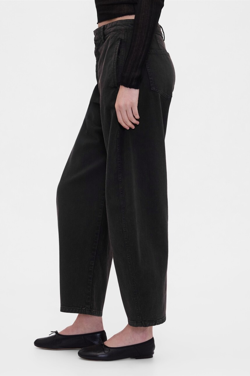 Pantalón Khaki Barrel Hombre Black 1