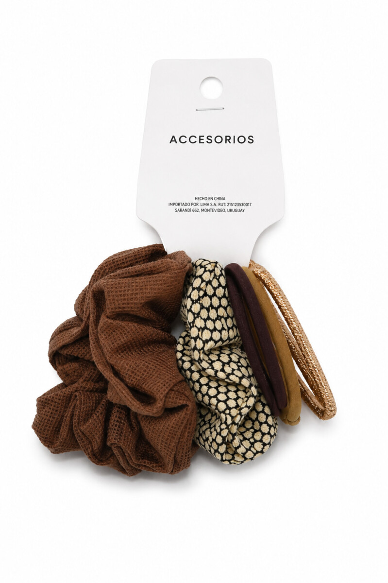 GOMITAS PACK X8 - MARRON 