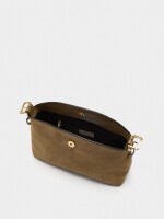 Bolso Bandolera Con Piel camel