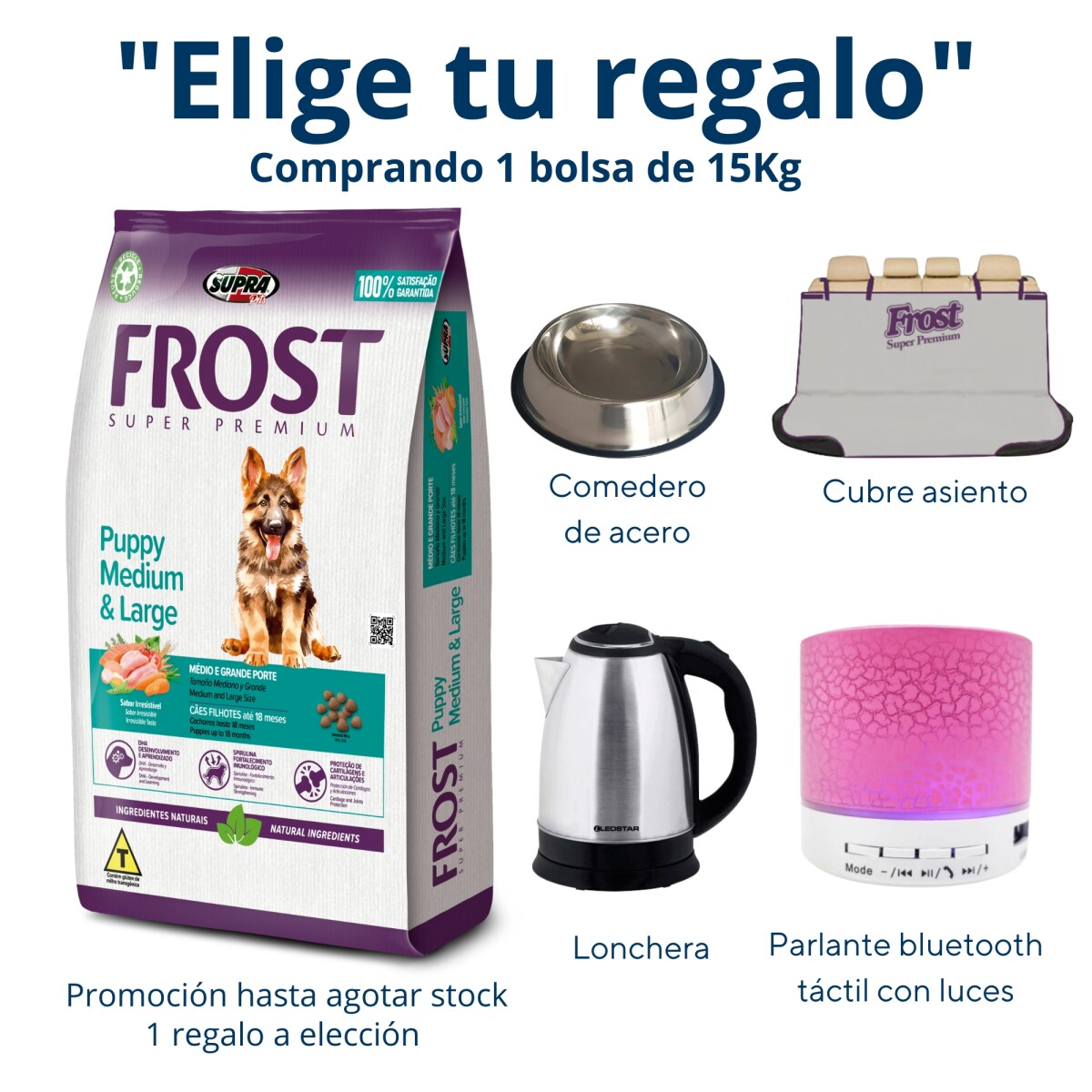 Frost Cachorro Mediano Y Grande 15 +2 Kg 