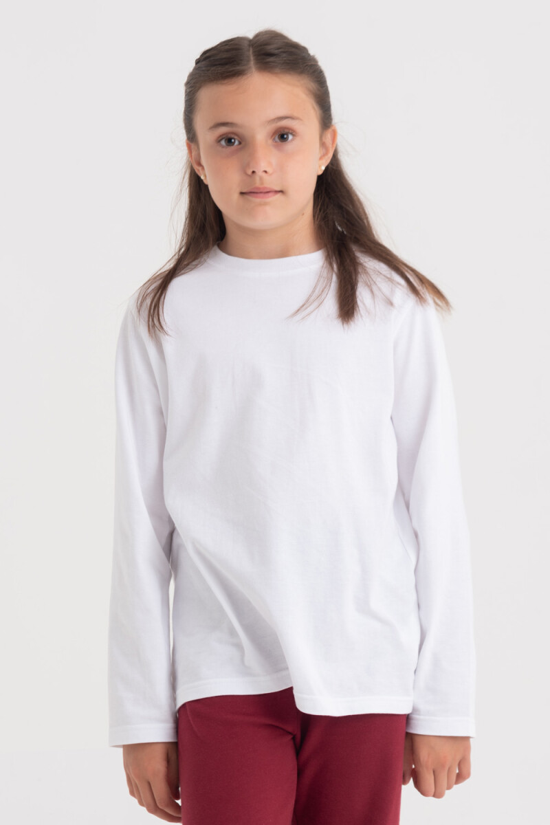 Camiseta manga larga Blanco