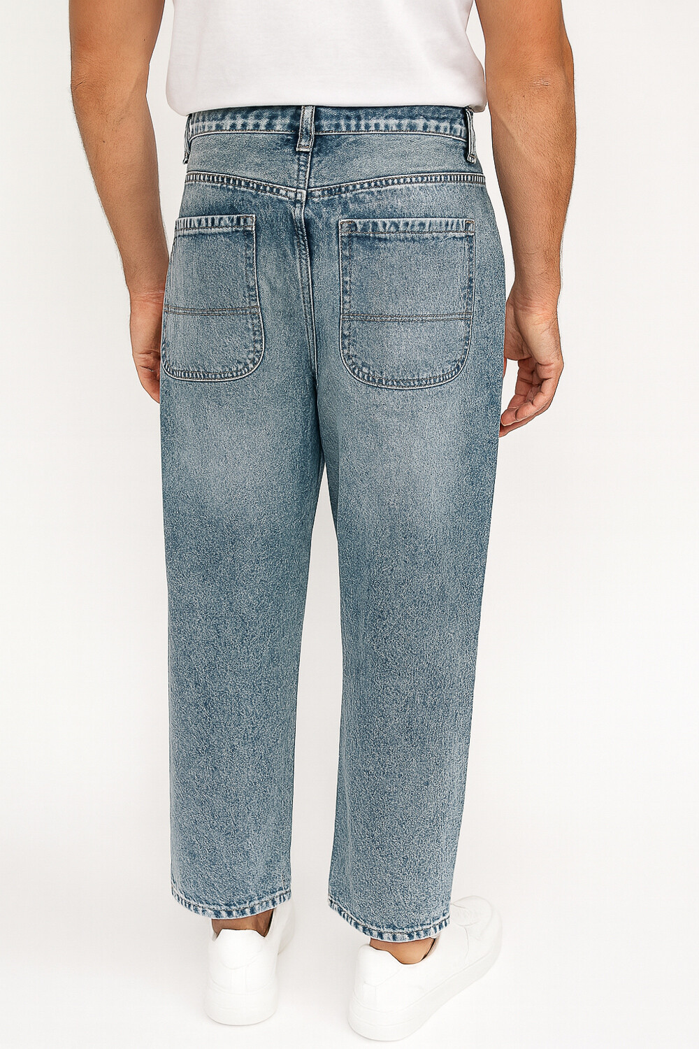 Pantalon Fate Azul Grisaceo