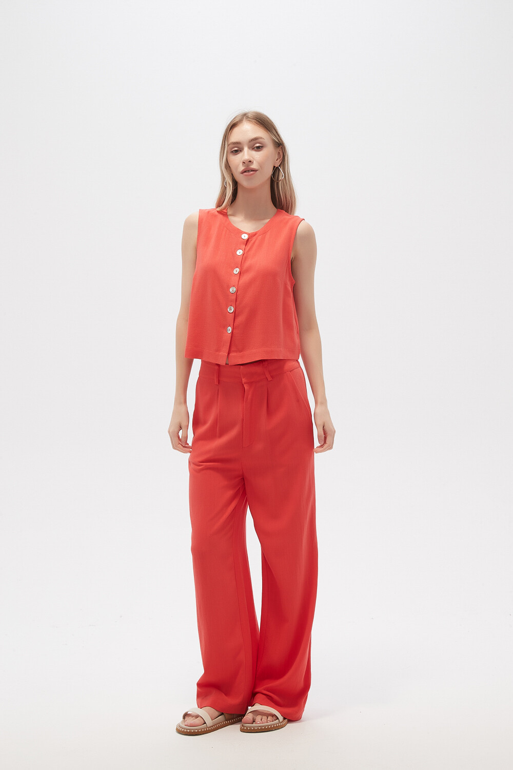 Pantalon Zinia Rojo