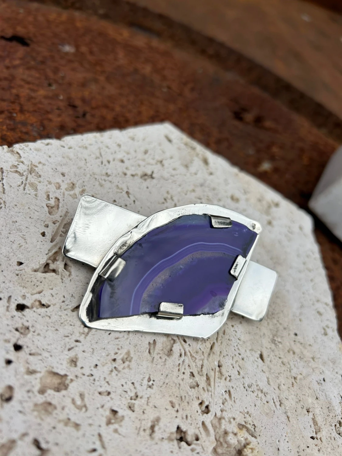 Cracked Headpiece violeta n/a