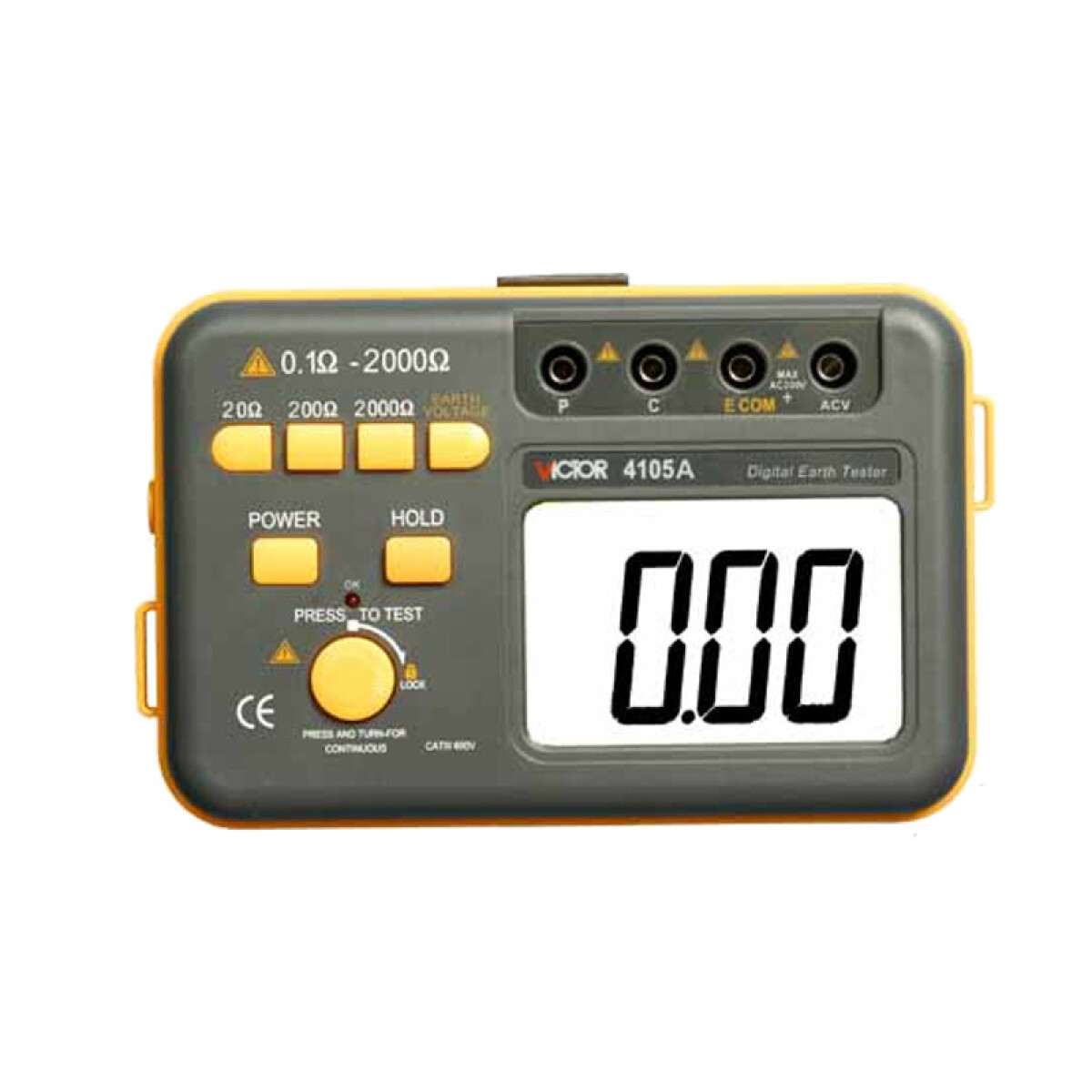 Telurímetro digital 2000 OHM 3 picas 4105A - VC4105 